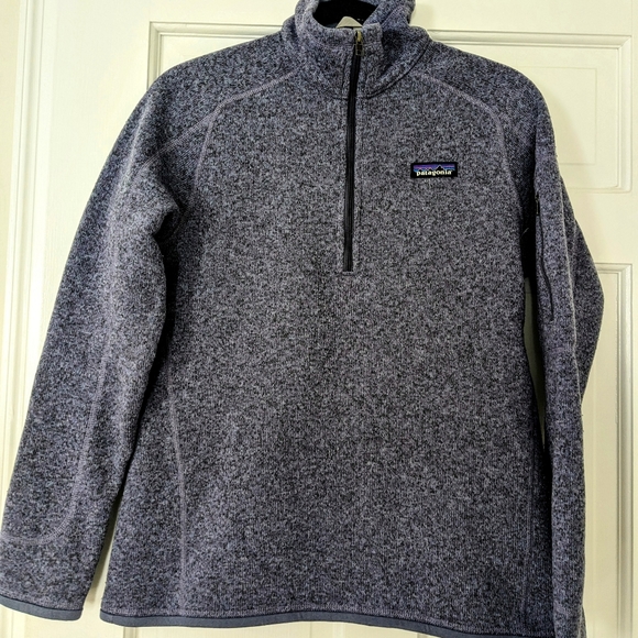 Patagonia Better Sweater 1/4 Zip Heather Purple Size MED - Picture 6 of 6